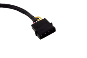 KAB Alphacool 4Pin Molex zweifach Adapter für Alphacool Magnetventil - schwarz 50cm EOL