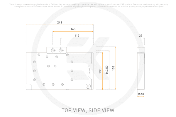 WAK EK Water Blocks EK-Quantum Vector2 EVO Strix/TUF RTX 4090 D-RGB - Nickel + Plexi