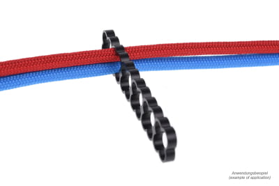 KAB Alphacool Eiskamm Alu X24 - 4mm black - 2 Stück PHT EOL