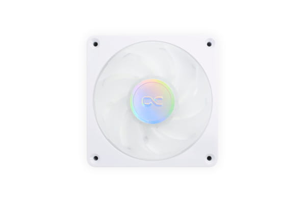 L12 Alphacool Apex Stealth Metall Aurora Lüfter Weiß 2600rpm (120x120x25mm)
