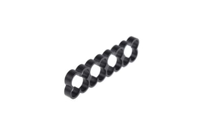 KAB Alphacool Eiskamm Alu X16 - 4mm black - 4 Stück EOL