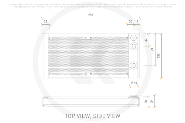 RAD EK Water Blocks EK-Quantum Surface S240 - Black Edition