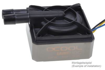 PUZ Alphacool Laing DDC metal bottom - silver nickel