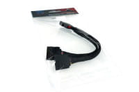 KAB Phobya Strom/SATA Y-Kabel intern 4Pin Molex auf 2x SATA - Schwarz 15cm