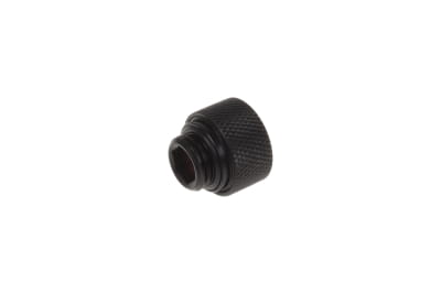 ANS Alphacool Eiszapfen 12mm HardTube Anschraubtülle G1/4  - Deep Black