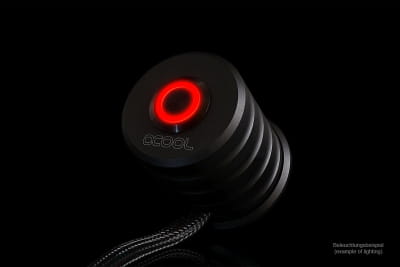 SEN Alphacool Powerbutton Body - Deep Black