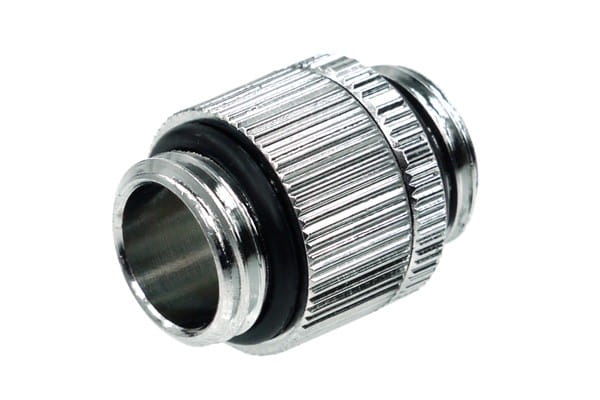 ANF Alphacool HF Doppelnippel G1/4 AG auf G1/4 AG drehbar - Chrome PHT EOL