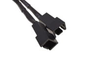 KAB Phobya SATA Strom Y-Kabel intern auf 3Pin 5V und 12V - Schwarz 20cm