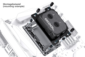 WACZ Alphacool Eisblock XPX Pro LGA 4189 Intel Mounting Bracket