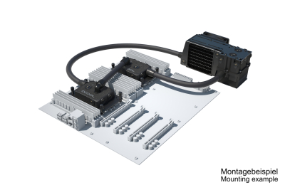 SVK Alphacool ES Pro 2U - 1 x 80 / 2x XPX Pro 1U / Reservoir 2U - DDC310