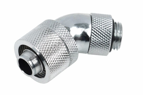ANS Alphacool HF 16/10 Anschraubtülle 45° drehbar G1/4 - Chrome