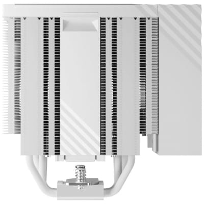 TRYX TURRIS 620 CPU-Luftkühler, Dual-Tower, mit 5-Zoll-Display - 120mm, weiß