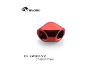 ANF Bykski CC-EW90-V2-RD 90° Winkel Female/Female V2 G1/4 Rot