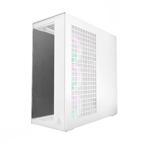 GHE Arctic Xtender VG (White) Premium E-ATX PC-Gehäuse mit vertikaler GPU-Montage