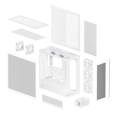 GHE Arctic Xtender (White) Premium E-ATX PC-Gehäuse