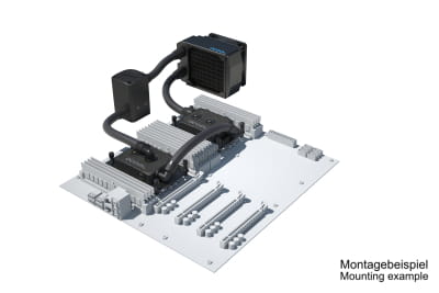 SVK Alphacool ES Pro 3U - 1x 92 / 2x XPX Pro 1U  / Eisstation 80 DC-LT 3600rpm