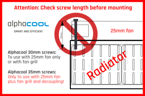 RAD Alphacool NexXxoS ST25 Full Copper 120mm Radiator