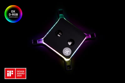 WAC EK Water Blocks EK-Quantum Magnitude D-RGB - 1700/1851 Nickel + Acetal