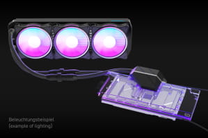 KOI Alphacool Eiswolf 2 AIO - 360mm RTX 3090 TI Strix/TUF mit Backplate