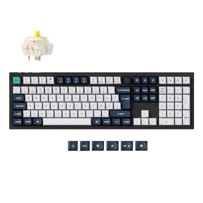 TAT Keychron Q6 Max (DE-Layout, Gateron Jupiter Banana, Hot-Swap, Aluminiumrahmen, RGB) TAT Keychron Q6 Max (DE-Layout, Gateron Jupiter Banana, Hot-Swap, Aluminiumrahmen, RGB)