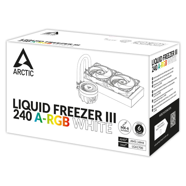 KOI B-Ware Arctic Liquid Freezer III 240 A-RGB White - All-in-One CPU Wasserkühlung EOL
