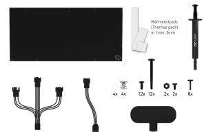 KOI Alphacool Eiswolf 2 AIO - 360mm RTX 3090 TI Strix/TUF mit Backplate