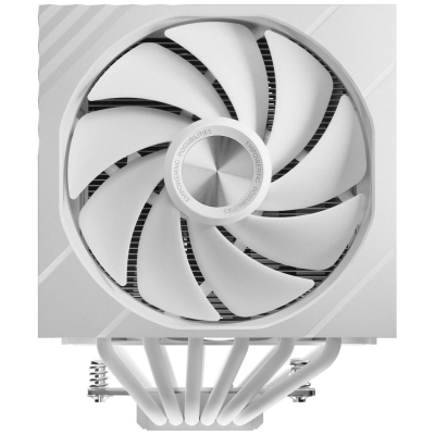 TRYX TURRIS 620 CPU-Luftkühler, Dual-Tower, mit 5-Zoll-Display - 120mm, weiß