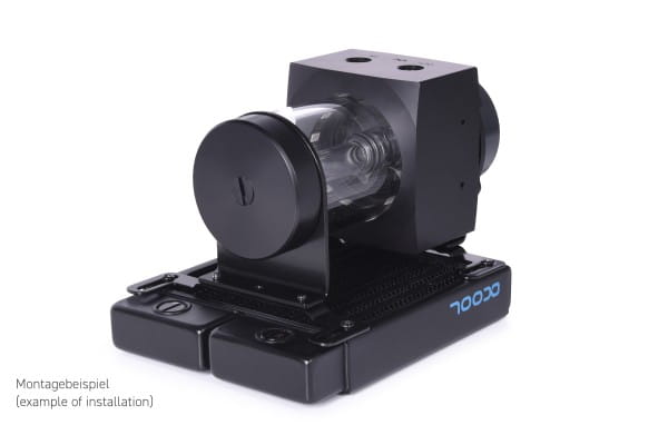PUM Alphacool Core 100 Aurora Ausgleichsbehälter Acetal/Acryl mit VPP/D5 Apex PWM Pumpe