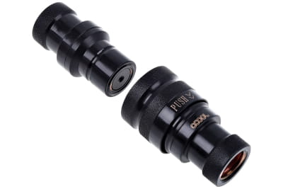 ANK B-Ware Alphacool Eiszapfen Schnellverschlusskupplungsset G1/4 IG - Deep Black