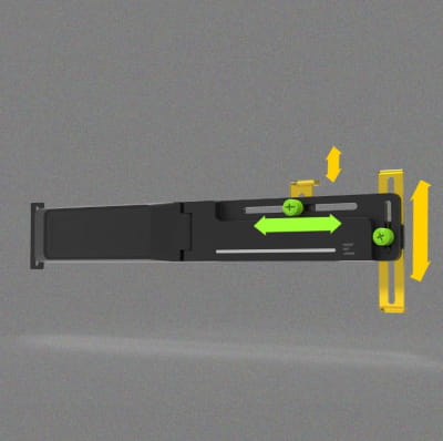 Zalman ZM-VS3 DS CPU Halterung mit Display - Schwarz