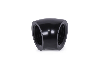 ANF Alphacool Eiszapfen L-Verbinder 45° G1/4 IG auf G1/4 IG - schwarz PHT EOL