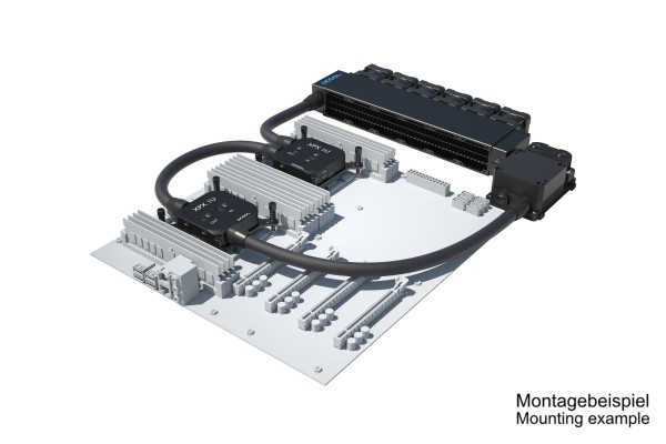 SVK Alphacool ES Pro 1U - 6 x 40 / 2x XPX 1U / Reservoir 1U - DDC310