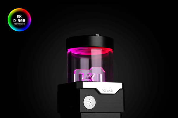 PUM EK Water Blocks EK-Quantum Kinetic TBE 120 VTX PWM D-RGB Black EOL