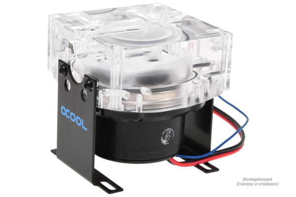 PUZ Alphacool Eisdecke D5 Aufsatz - Acryl G1/4 - (VPP755/VPP655/TPP644/MCP655) V.3
