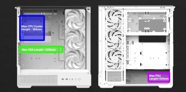 GHE Zalman P40 Prism Plus - Weiß