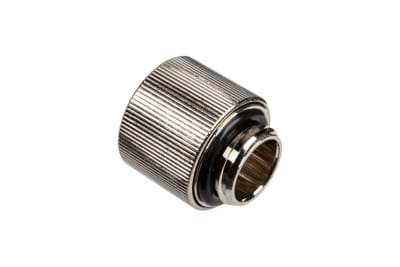 ANS EK Water Blocks EK-STC Classic Anschluss gerade G1/4 Zoll AG auf 13/10mm, nickel silber