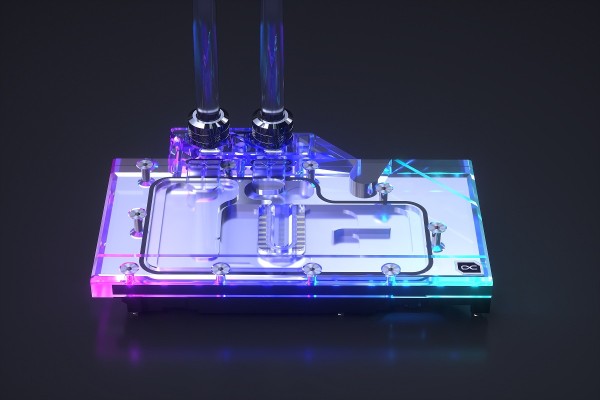 WAK Alphacool Eisblock Aurora Acryl GPX-N RTX 3070TI Heavy Founders Edition mit Backplate EOL