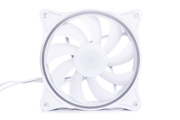 L12 Alphacool Rise Aurora 120mm Lüfter Weiß (120x120x25mm) PHT EOL
