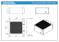 RAD Alphacool NexXxoS Monsta 180mm Single Radiator