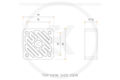 AGZ EK Water Blocks EK-Quantum Convection DDC - Nickel