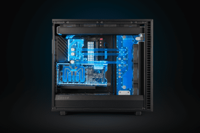 AGB EK Water Blocks EK-Quantum Reflection2 Fractal XL D5 PWM D-RGB - Plexi