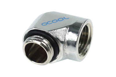 ANF Alphacool HF L-Verbinder G1/4 AG auf G1/4 IG - Chrome PHT EOL