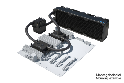 SVK Alphacool ES Pro 4U - 3 x 120 XT / 2x XPX Pro 1U / Reservoir 2U - DDC310