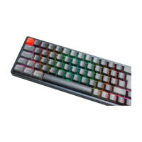 TAT Keychron K6 Wireless Mechanische Tastatur - Gateron Red- RGB - DE Layout - Aluminium