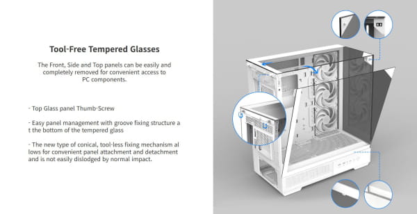 GHE Zalman P40 Prism Plus - Weiß