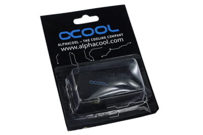 ANF Alphacool HF Anschlussterminal TEE T-Stück Rund G1/4 - Deep Black