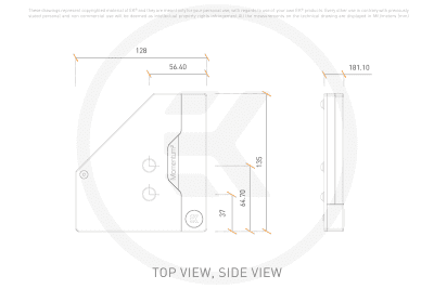 WAC EK Water Blocks EK-Quantum Momentum2 VRM Bridge ROG Maximus Z690 Formula D-RGB - Plexi