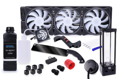 KOI Alphacool Core Hurrican 360mm XT45 HardTube Wasserkühlungs Set