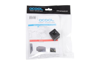 ANF Alphacool Eiszapfen Anschlussterminal 4-Fach G1/4 IG - Black Acetal