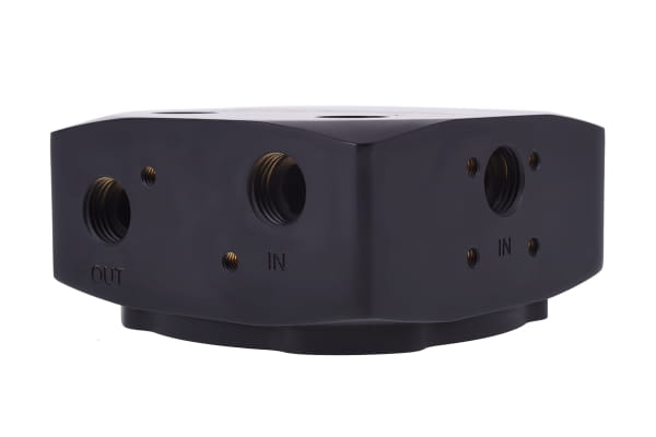 PUZ B-Ware Alphacool Eisdecke D5 Messing Aufsatz - Deep Black